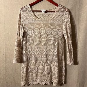 🌞 Women’s Lace Tunic Top